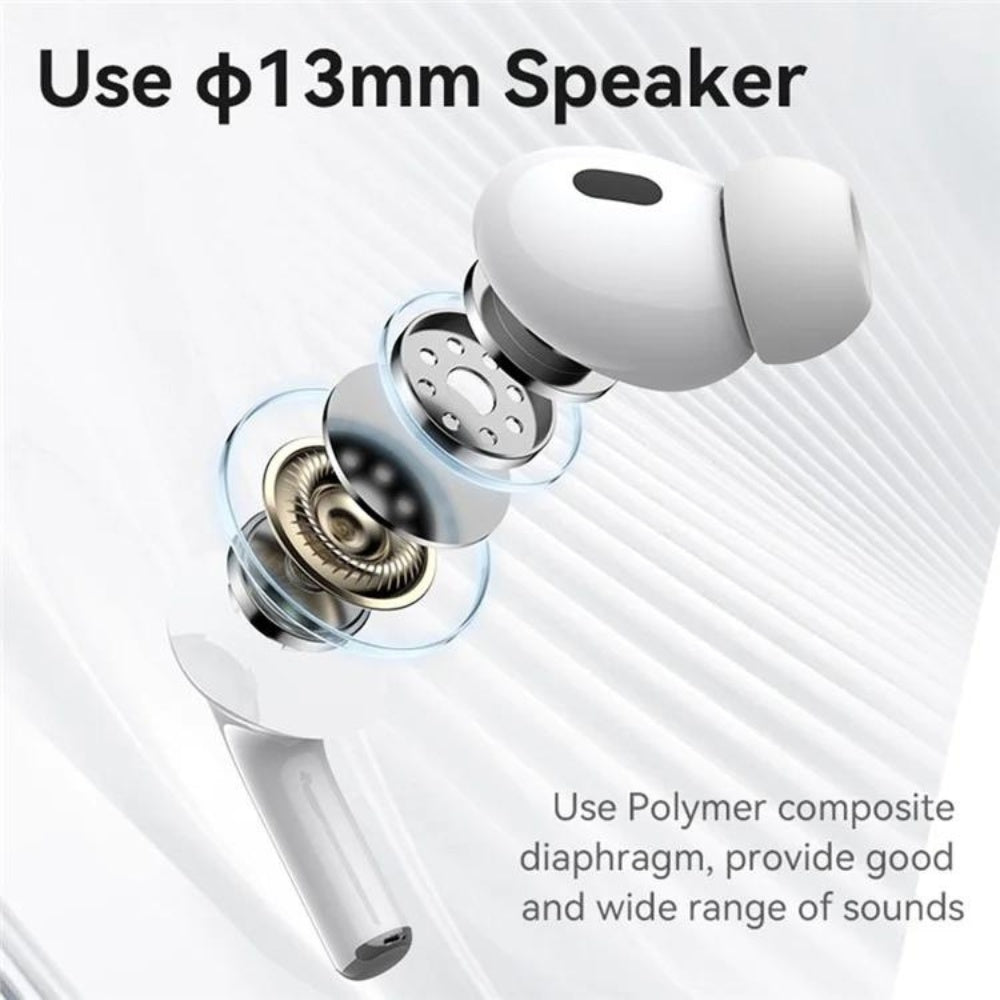 YESIDO TWS29 — Wireless Earbuds with ANC, LED Display & 5-Hour Playtime (White)