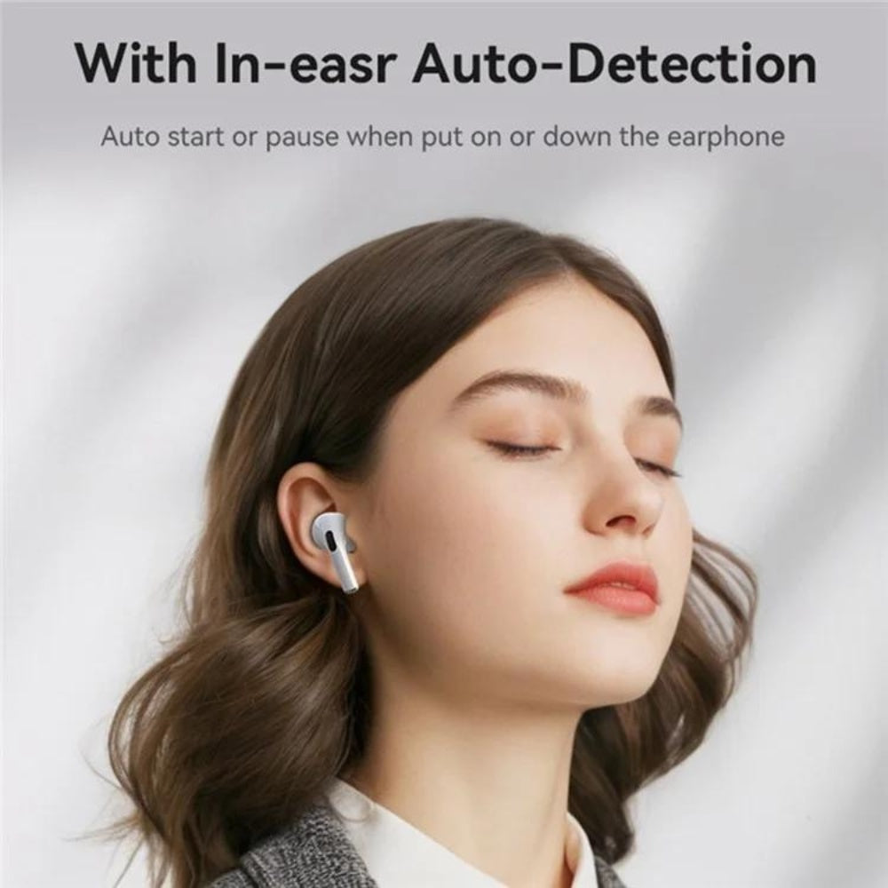 YESIDO TWS29 — Wireless Earbuds with ANC, LED Display & 5-Hour Playtime (White)