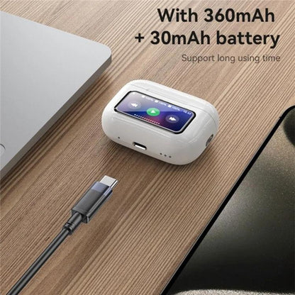 YESIDO TWS29 — Wireless Earbuds with ANC, LED Display & 5-Hour Playtime (White)