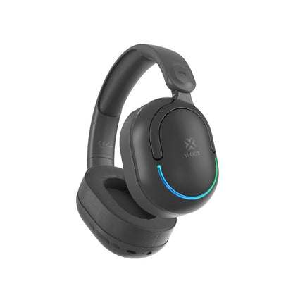 WOOX MX0052 - Wireless Over-Ear Bluetooth Headphones with Deep Bass (Black)